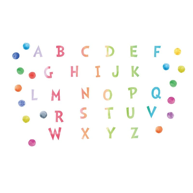 Autocollant Alphabet Multicolore Majuscule Tresor Otaku