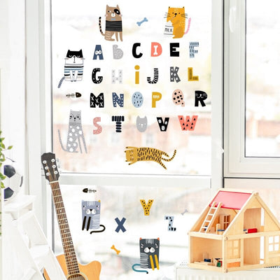 Autocollant Alphabet Rigolo Tresor Otaku