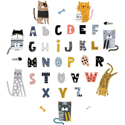 Autocollant Alphabet Rigolo Tresor Otaku