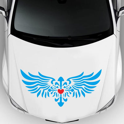 Autocollant Capot Voiture Coeur Tresor Otaku