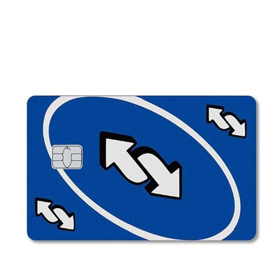 Autocollant Carte Bancaire Changement de Sens Tresor Otaku