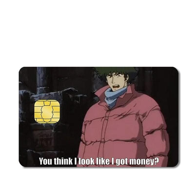 Autocollant Carte Bancaire Cowboy Bebop Tresor Otaku