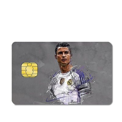 Autocollant Carte Bancaire Cristiano Ronaldo Tresor Otaku