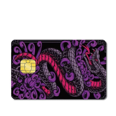 Autocollant Carte Bancaire Dragon Tresor Otaku
