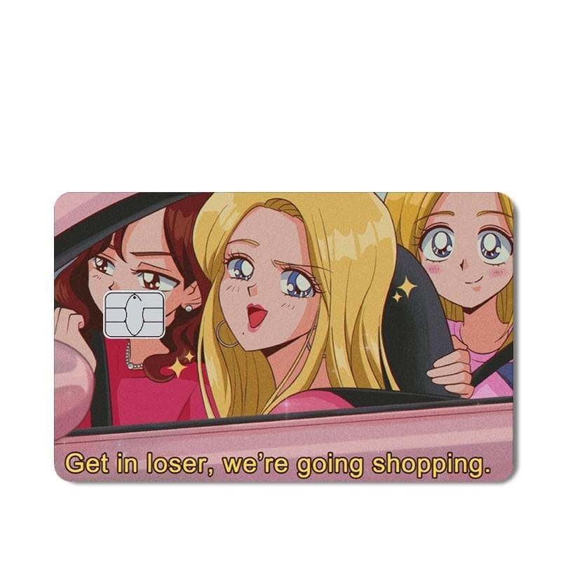 Autocollant Carte Bancaire Going Shopping Tresor Otaku