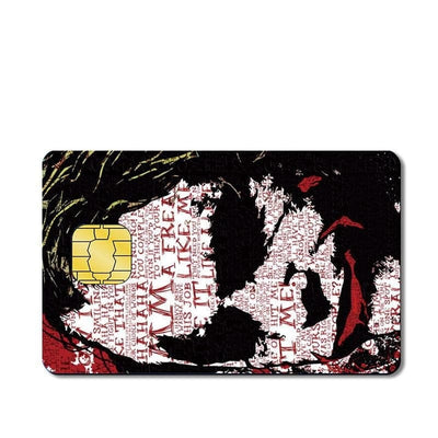 Autocollant Carte Bancaire Joker Tresor Otaku