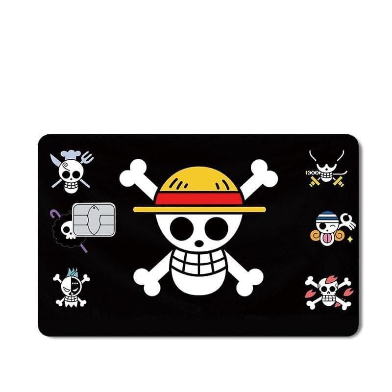 Autocollant Carte Bancaire One Piece Tresor Otaku