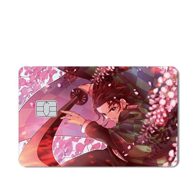 Autocollant Carte Bancaire Tanjiro Tresor Otaku