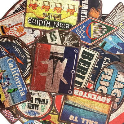 Autocollants Vintage | Pack de 36 Stickers Pack de Stickers Tresor Otaku