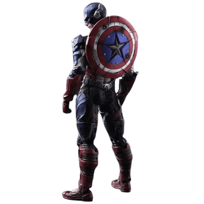 Avengers Captain America Figurine Titan 30 cm Tresor Otaku