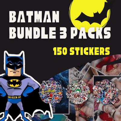 Batman Bundle 3 Packs <br> (150 Stickers) Tresor Otaku