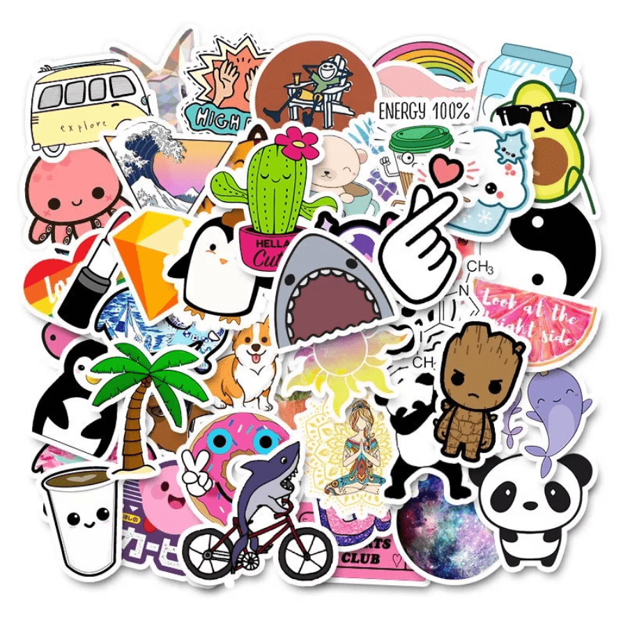 Bundle Kawaii 6 Packs <br> (300 Stickers) Tresor Otaku