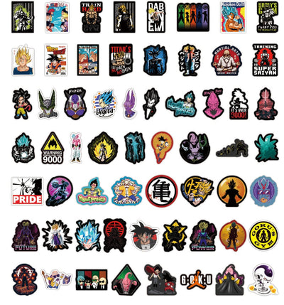 DBZ Stickers Stickers Manga Tresor Otaku