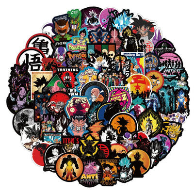 DBZ Stickers Stickers Manga Tresor Otaku