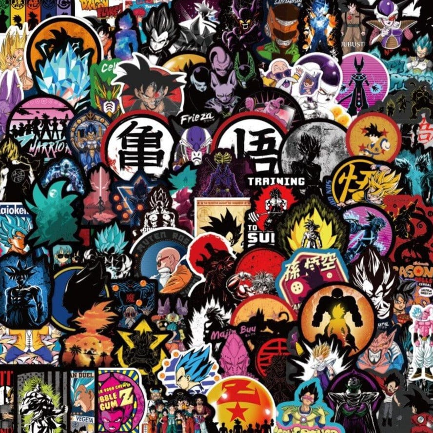 DBZ Stickers Stickers Manga Tresor Otaku