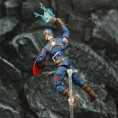 Figurine Captain America avec Marteau de Thor Tresor Otaku