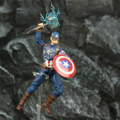 Figurine Captain America avec Marteau de Thor Tresor Otaku