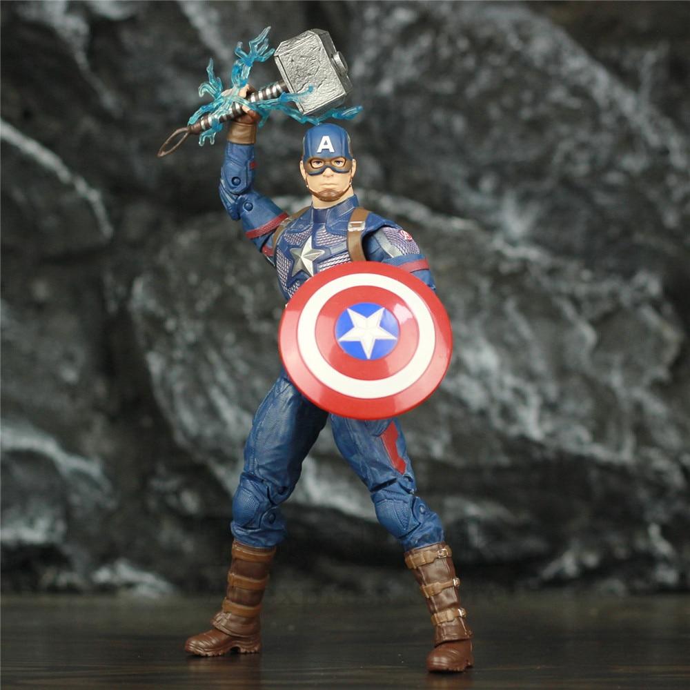 Figurine Captain America avec Marteau de Thor Tresor Otaku