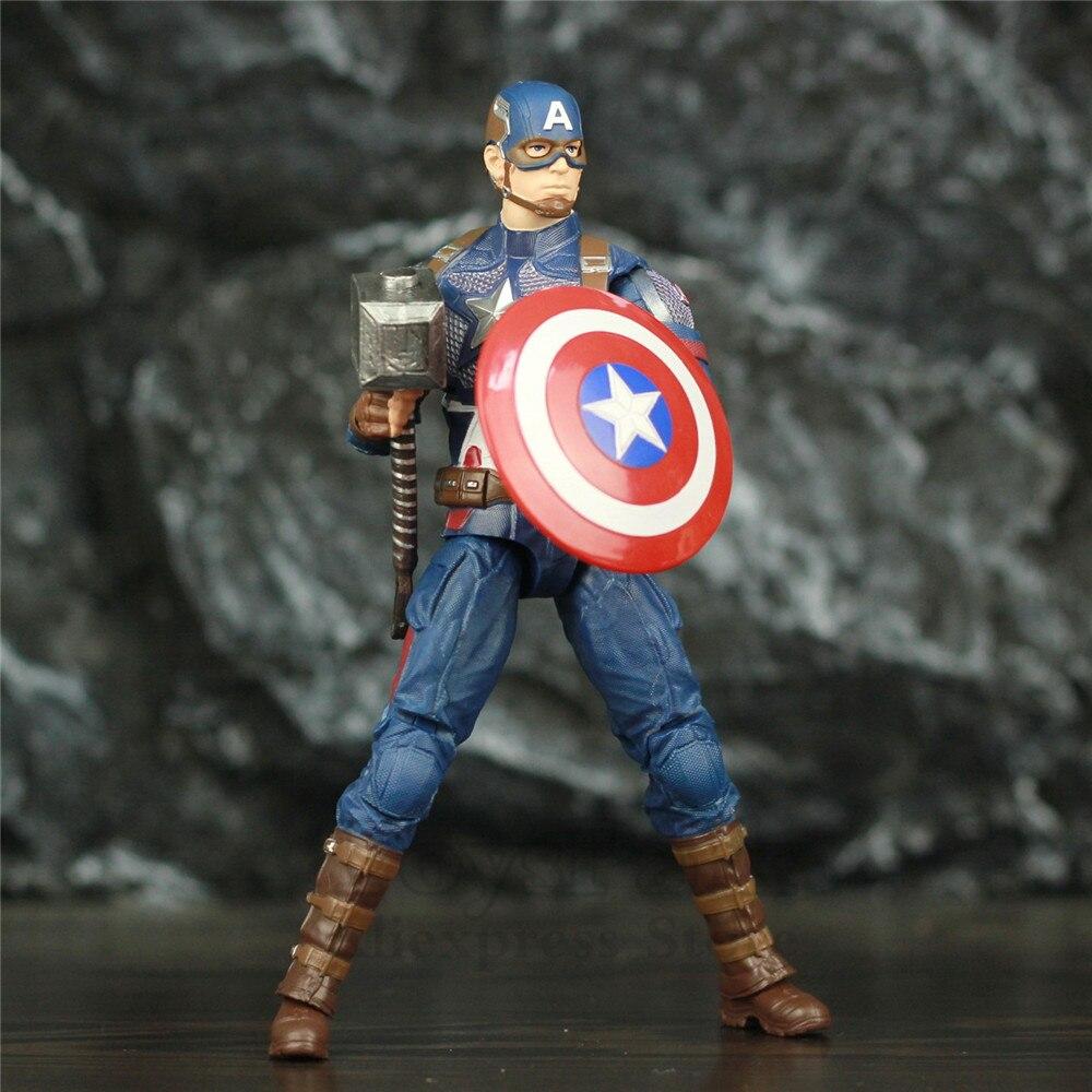 Figurine Captain America avec Marteau de Thor Tresor Otaku