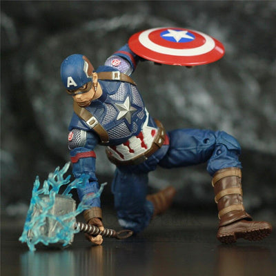 Figurine Captain America avec Marteau de Thor Tresor Otaku