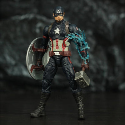 Figurine Captain America Mjolnir Tresor Otaku