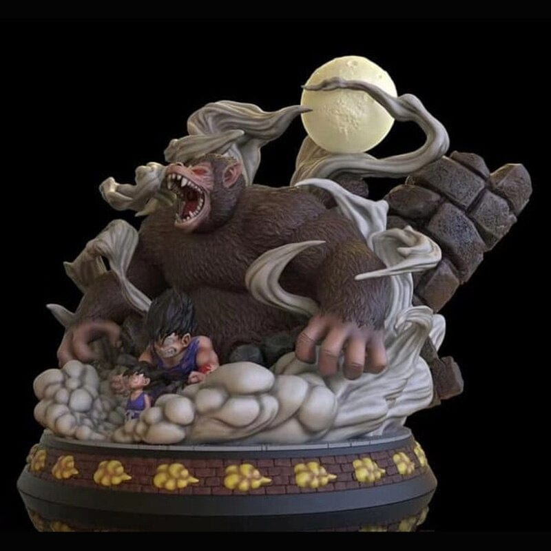 Figurine Collector en Résine Goku Singe Géant 0 Tresor Otaku