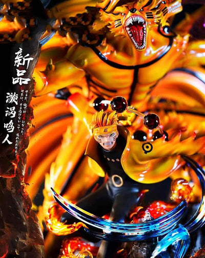 Figurine Collector en Resine Naruto 9 queues Tresor Otaku