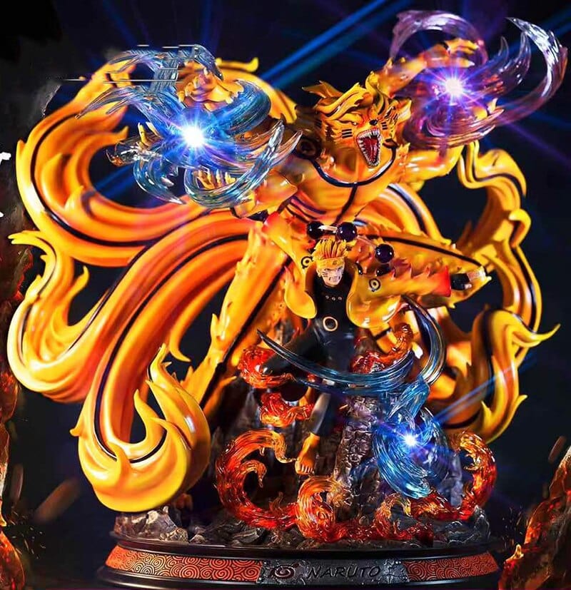 Figurine Collector en Resine Naruto 9 queues Tresor Otaku