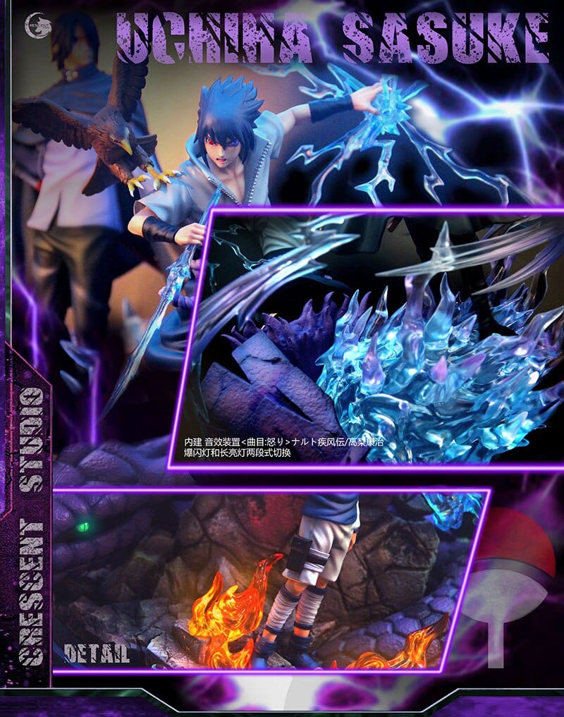 Figurine Collector en Résine Sasuke Tresor Otaku