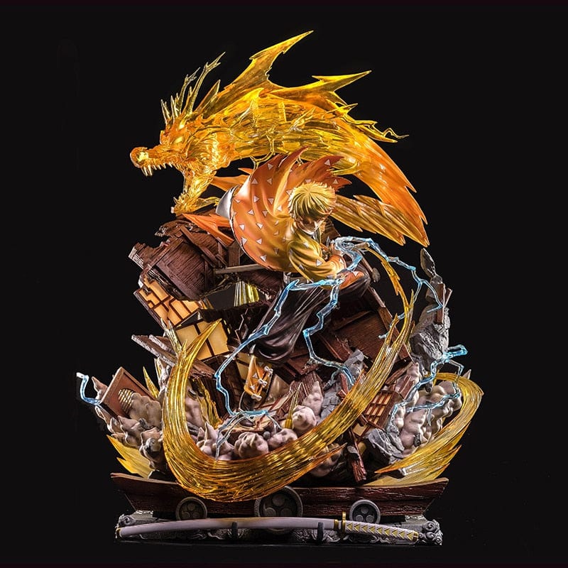 Figurine Collector en Resine Zenitsu Agatsuma 0 Tresor Otaku