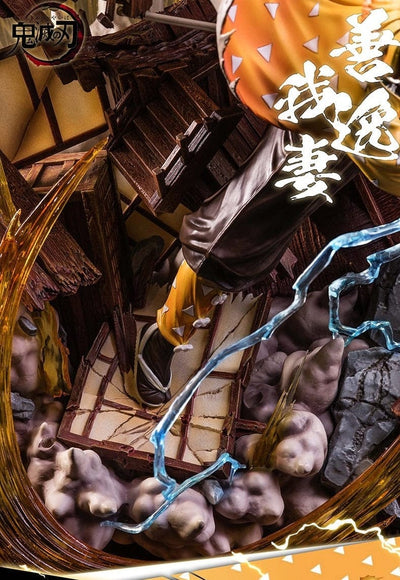 Figurine Collector en Resine Zenitsu Agatsuma 0 Tresor Otaku