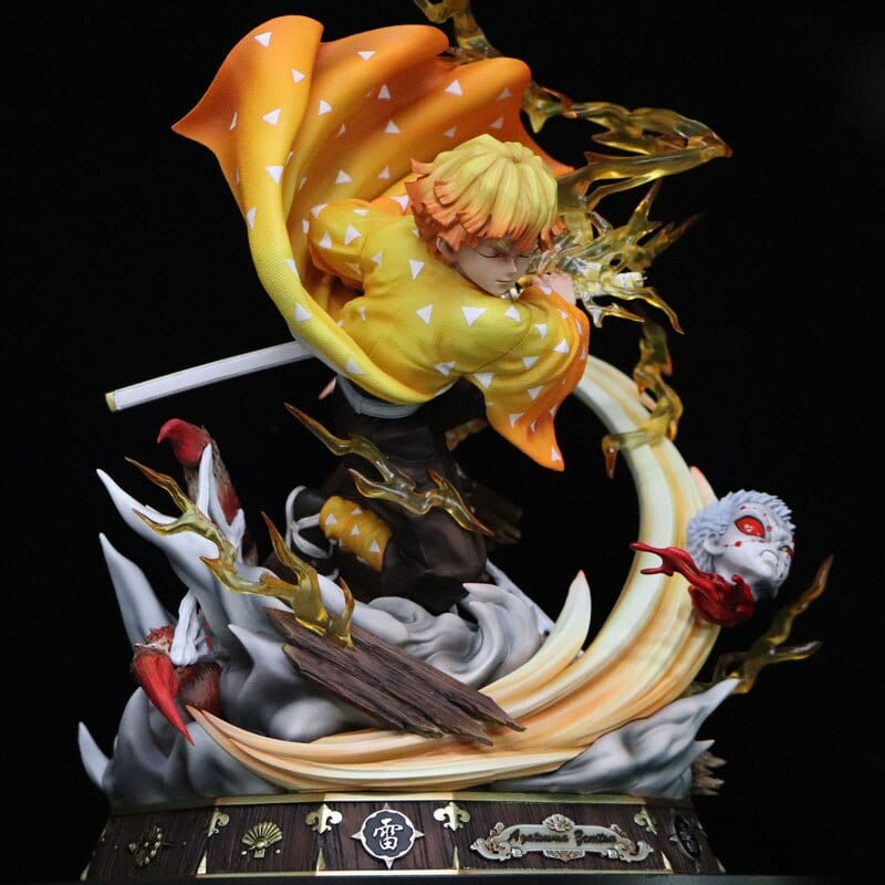 Figurine Collector en Resine Zenitsu Frappe Foudroyante 0 Tresor Otaku
