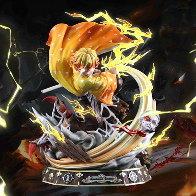 Figurine Collector en Resine Zenitsu Frappe Foudroyante 0 Tresor Otaku