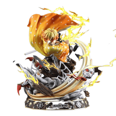 Figurine Collector en Resine Zenitsu Frappe Foudroyante 0 Tresor Otaku