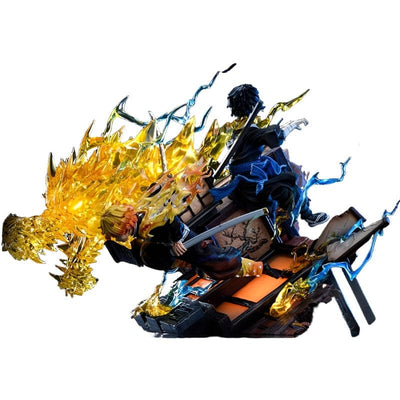 Figurine Collector en Resine Zenitsu vs Kaigaku 0 Tresor Otaku