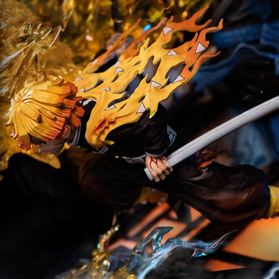 Figurine Collector en Resine Zenitsu vs Kaigaku 0 Tresor Otaku
