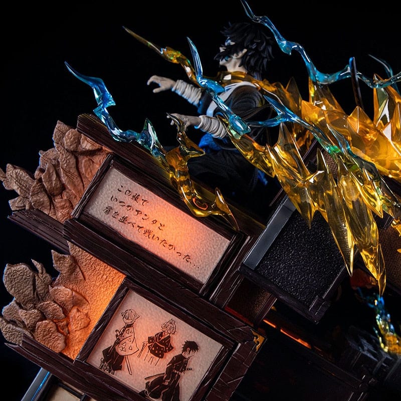 Figurine Collector en Resine Zenitsu vs Kaigaku 0 Tresor Otaku