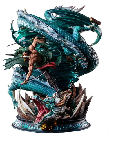 Figurine Collector en Resine Zoro Dragon Tresor Otaku