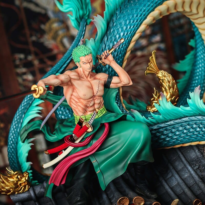 Figurine Collector en Resine Zoro Wano 0 Tresor Otaku