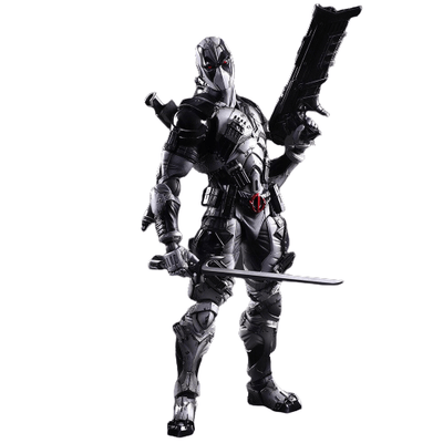 Figurine Deadpool 30 cm Gris Tresor Otaku