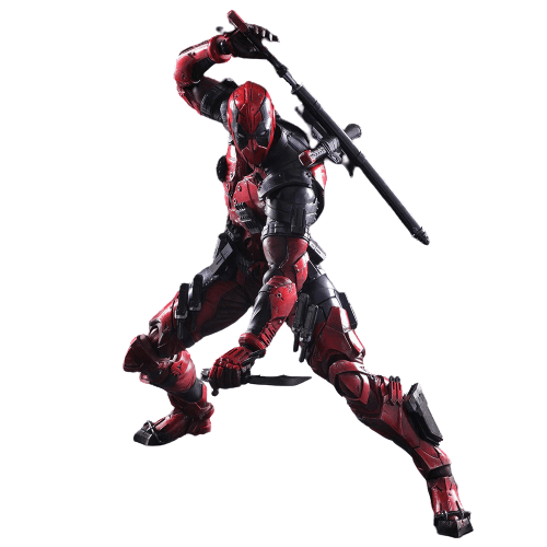 Figurine Deadpool 30 cm Rouge Tresor Otaku