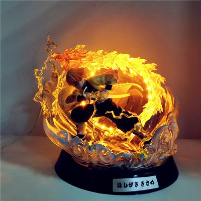 Figurine Demon Slayer Zenitsu LED Tresor Otaku