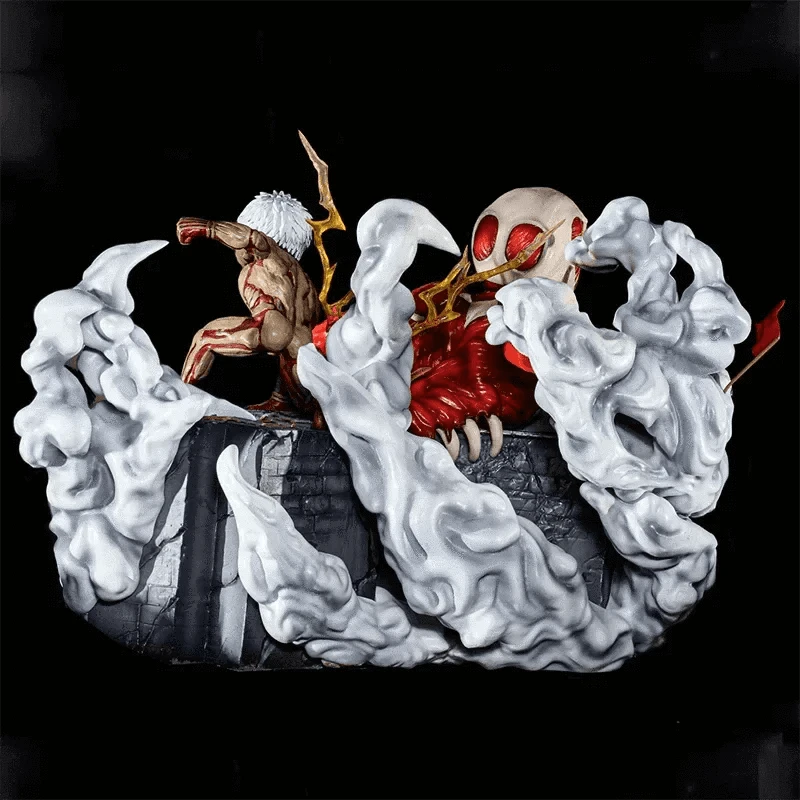 Figurine Édition Limitée en Resine Titan Cuirassé et Colossal Tresor Otaku