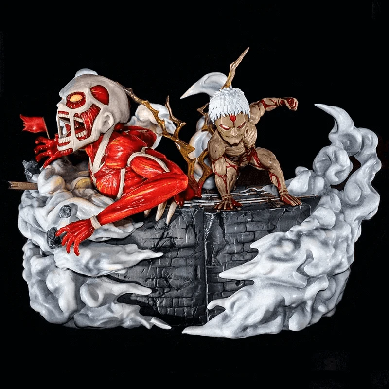 Figurine Édition Limitée en Resine Titan Cuirassé et Colossal Tresor Otaku