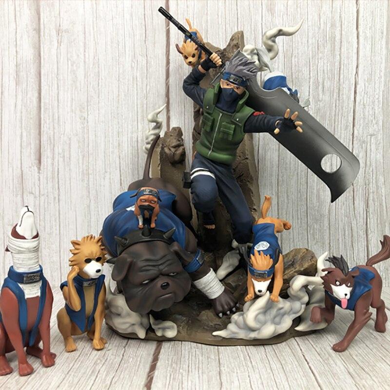 Figurine Kakashi Chiens Ninja Tresor Otaku