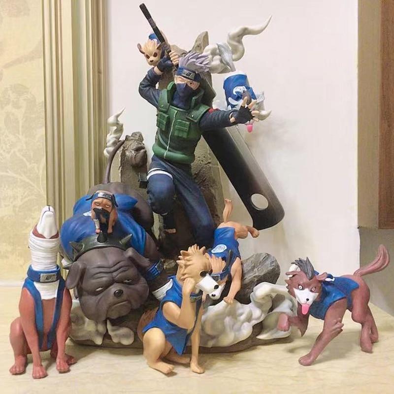 Figurine Kakashi Chiens Ninja Tresor Otaku