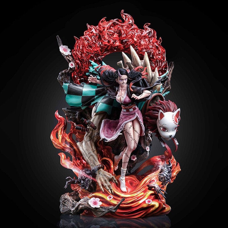 Figurine Lumineuse Collector en Resine Nezuko 0 Tresor Otaku