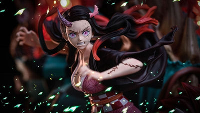 Figurine Lumineuse Collector en Resine Nezuko 0 Tresor Otaku