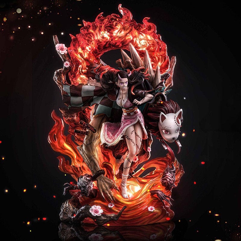 Figurine Lumineuse Collector en Resine Nezuko 0 Tresor Otaku