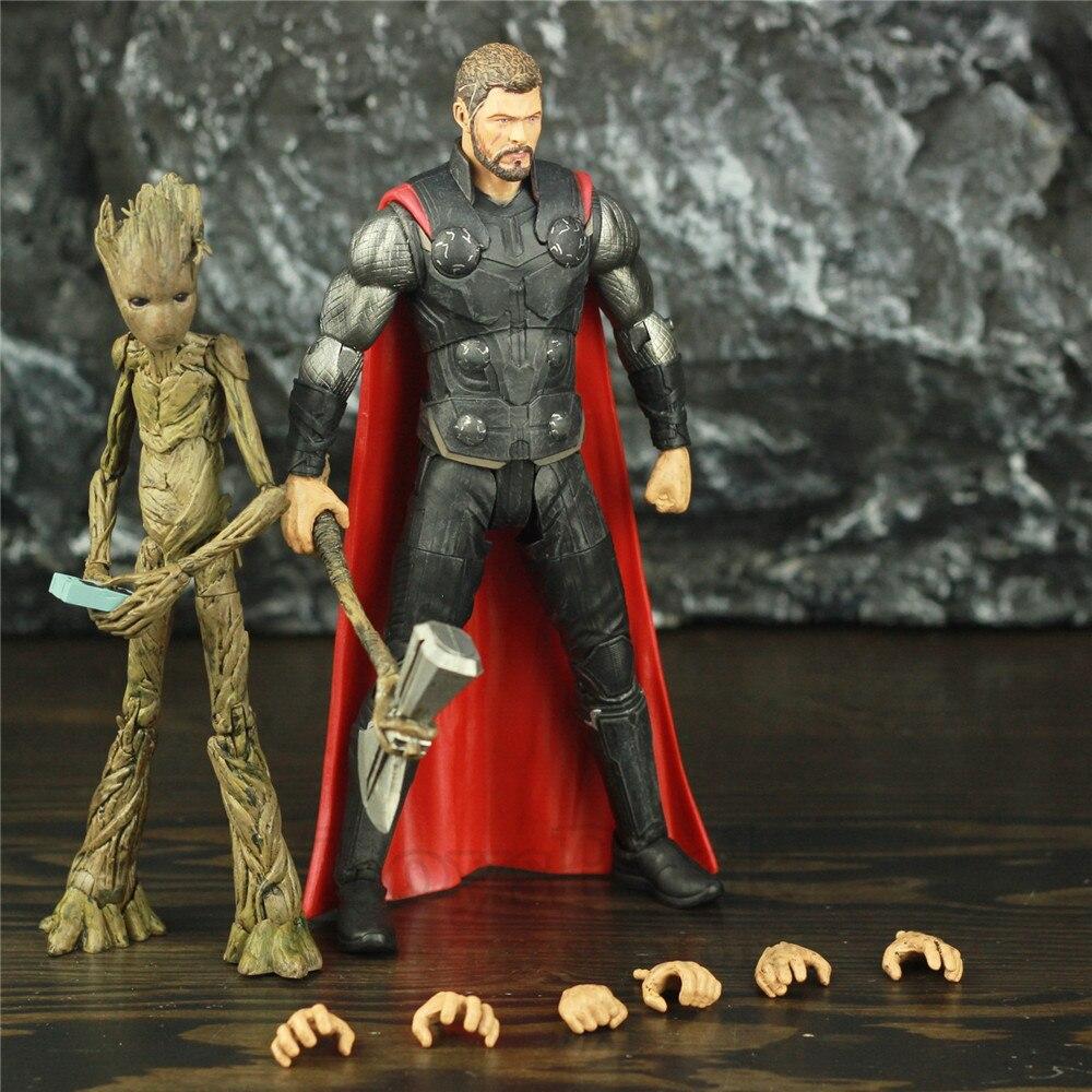 Figurine Thor et Groot Tresor Otaku